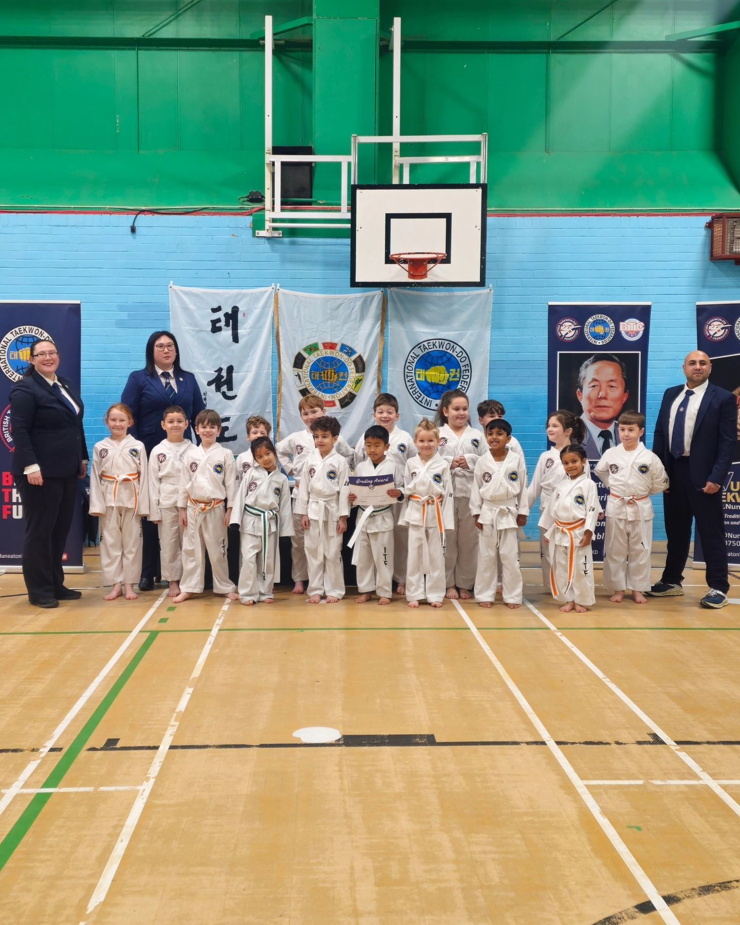 Nuneaton TKD grading November 2024, Children