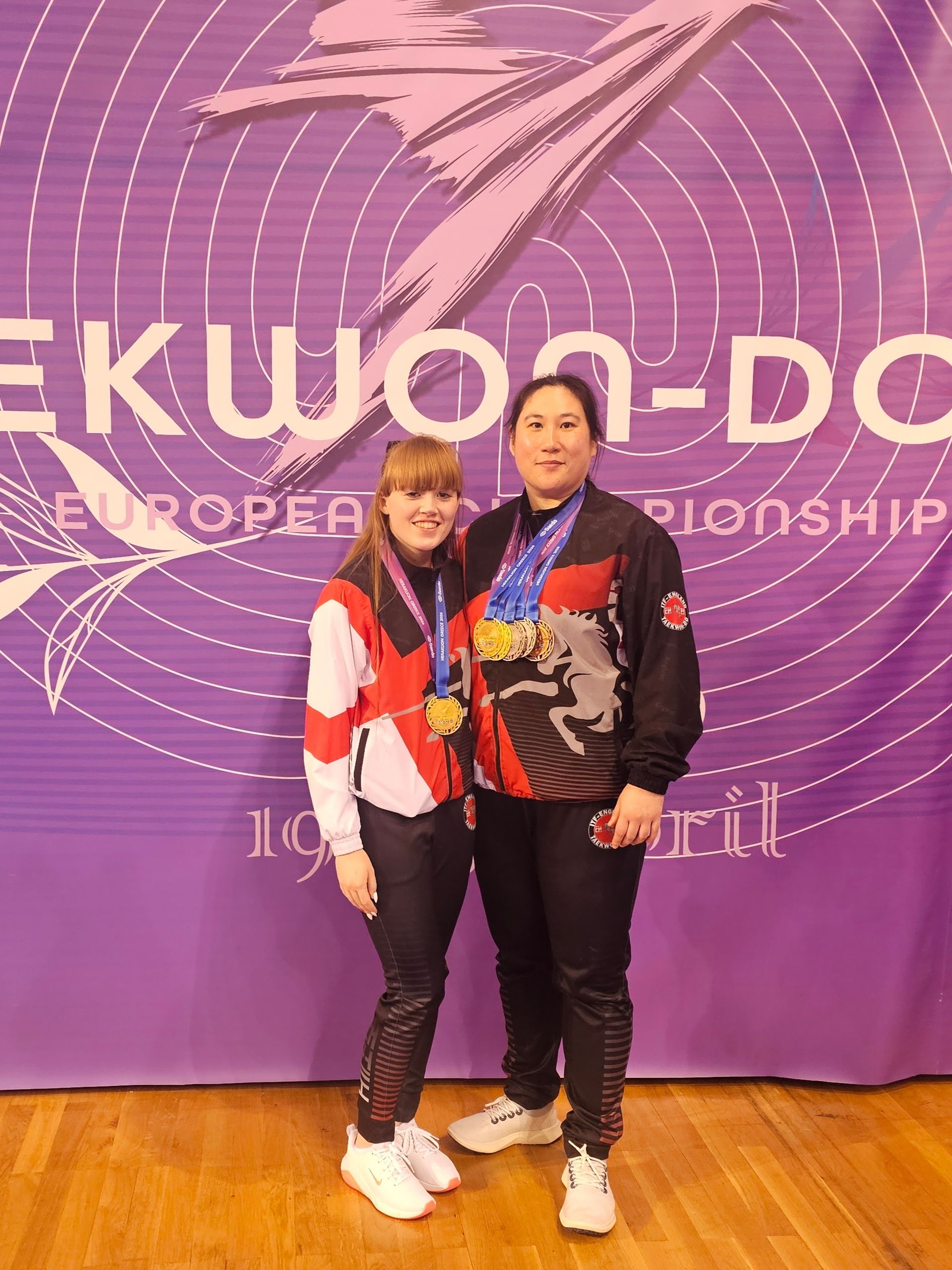 Ella Barnes and Danielle Williams at 2026 EITF European Championships