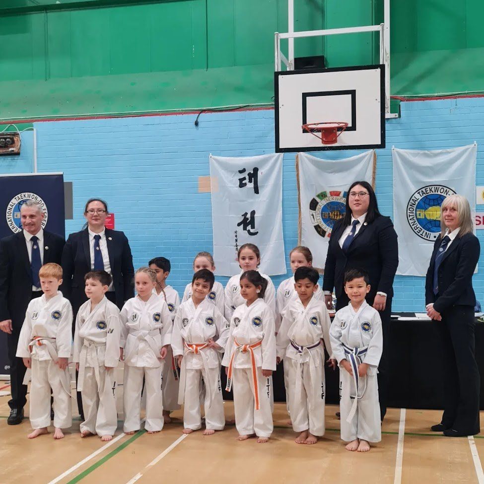 Nuneaton Taekwon-Do students October 2022 grading