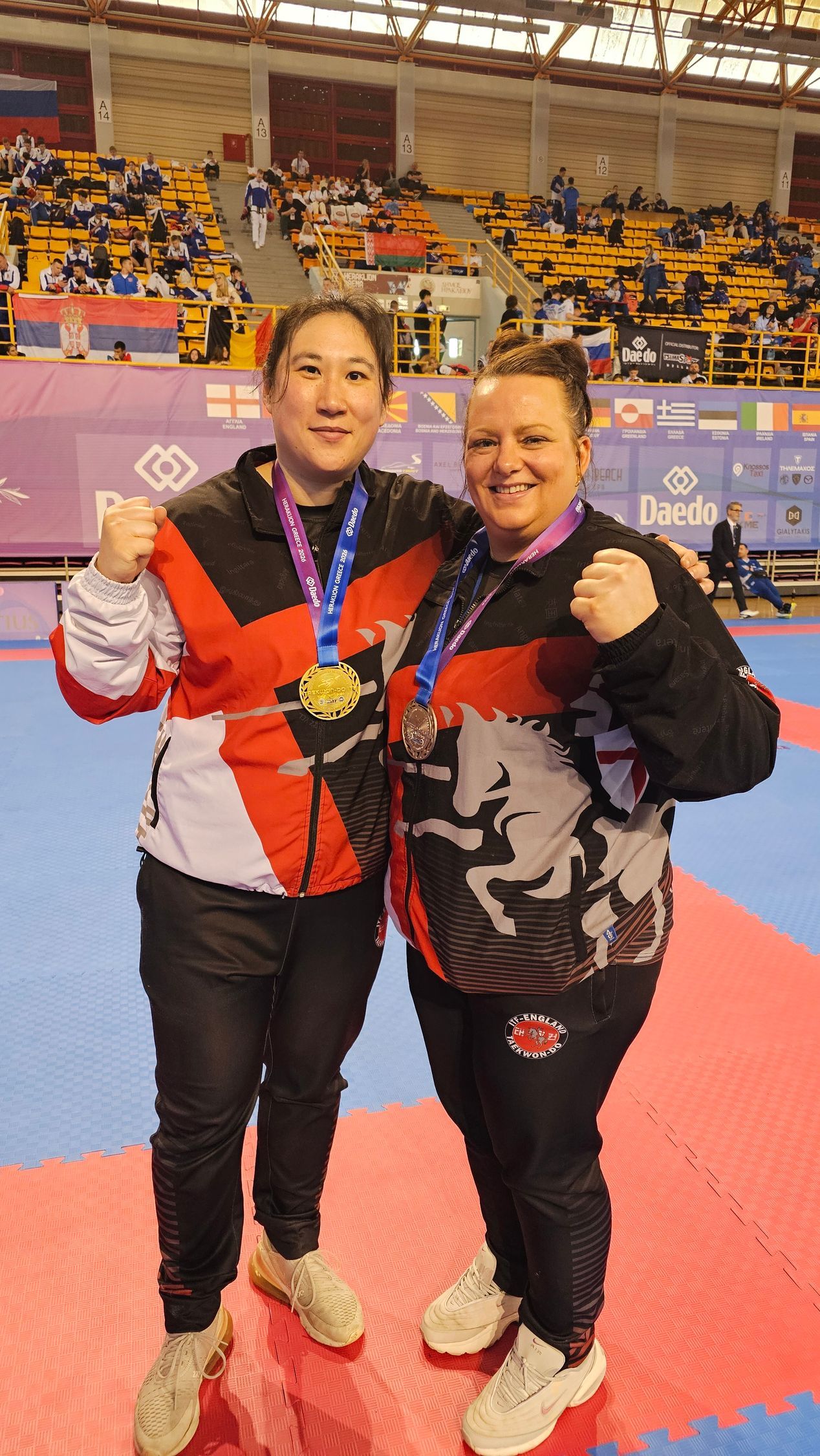 Danielle Williams and Reah Watts at 2026 EITF European Championships