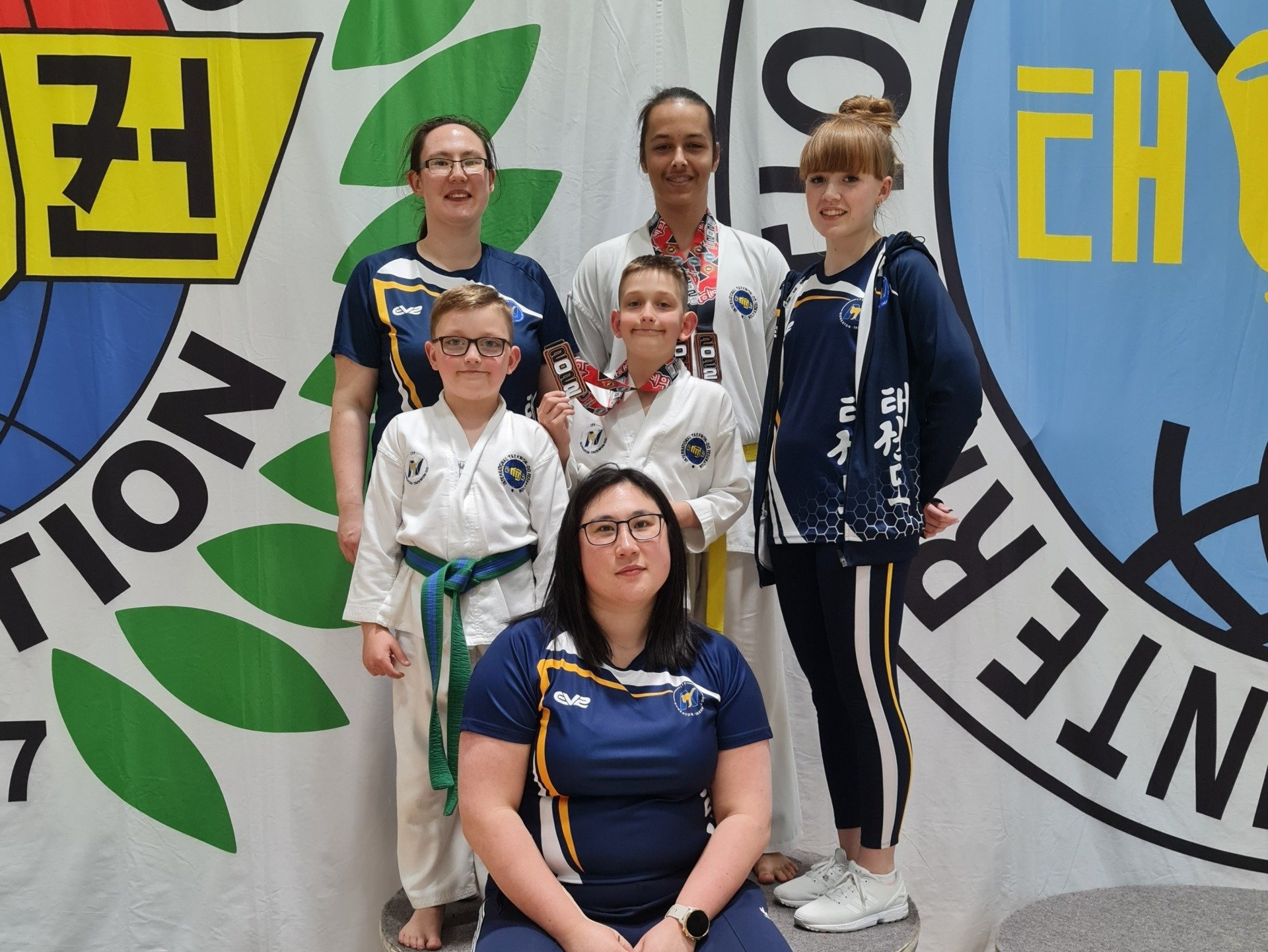 Nuneaton TKD medal winners from the UKTA English Open 2022