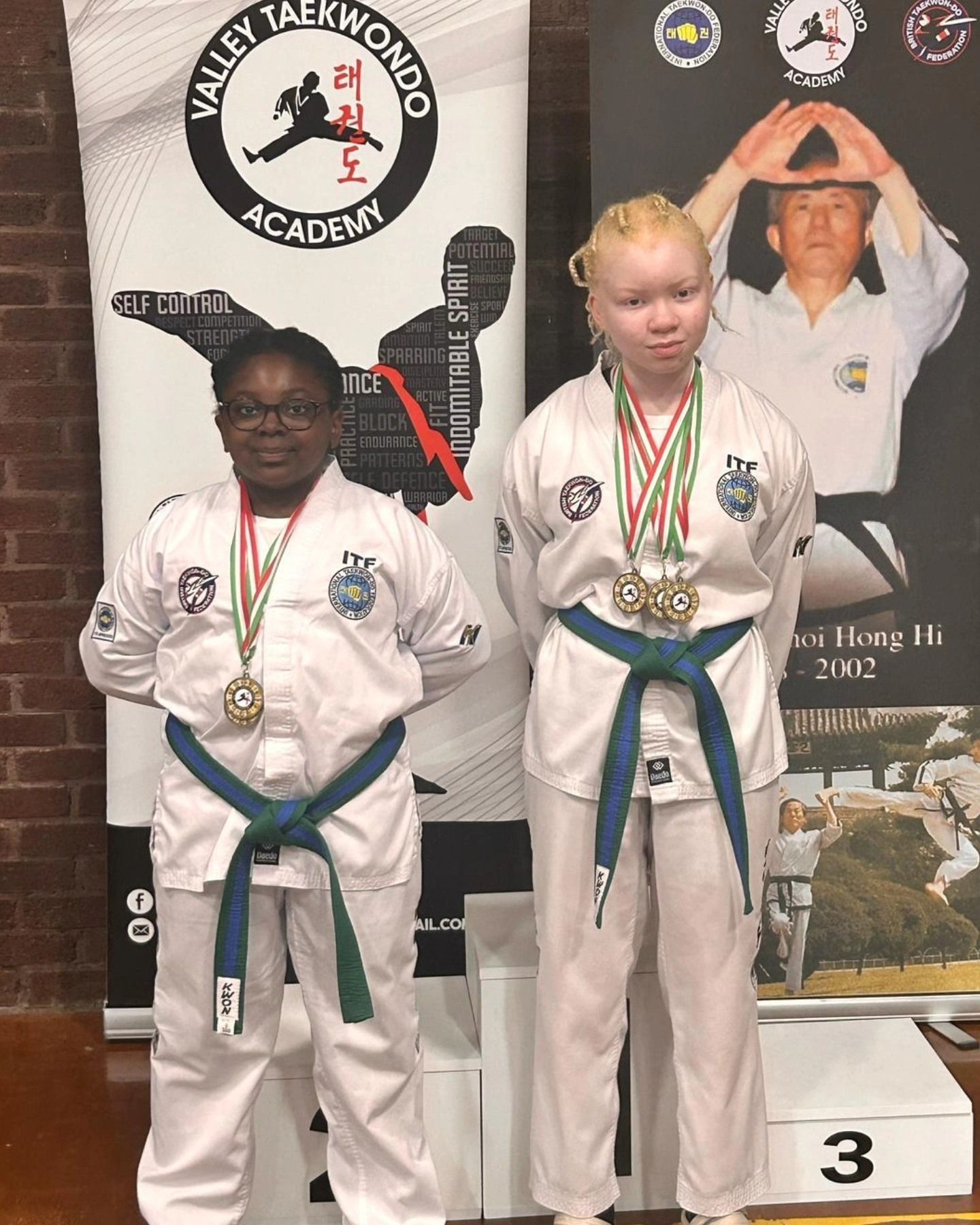 Nuneaton TKD students at the Valley Spring Championships 20205