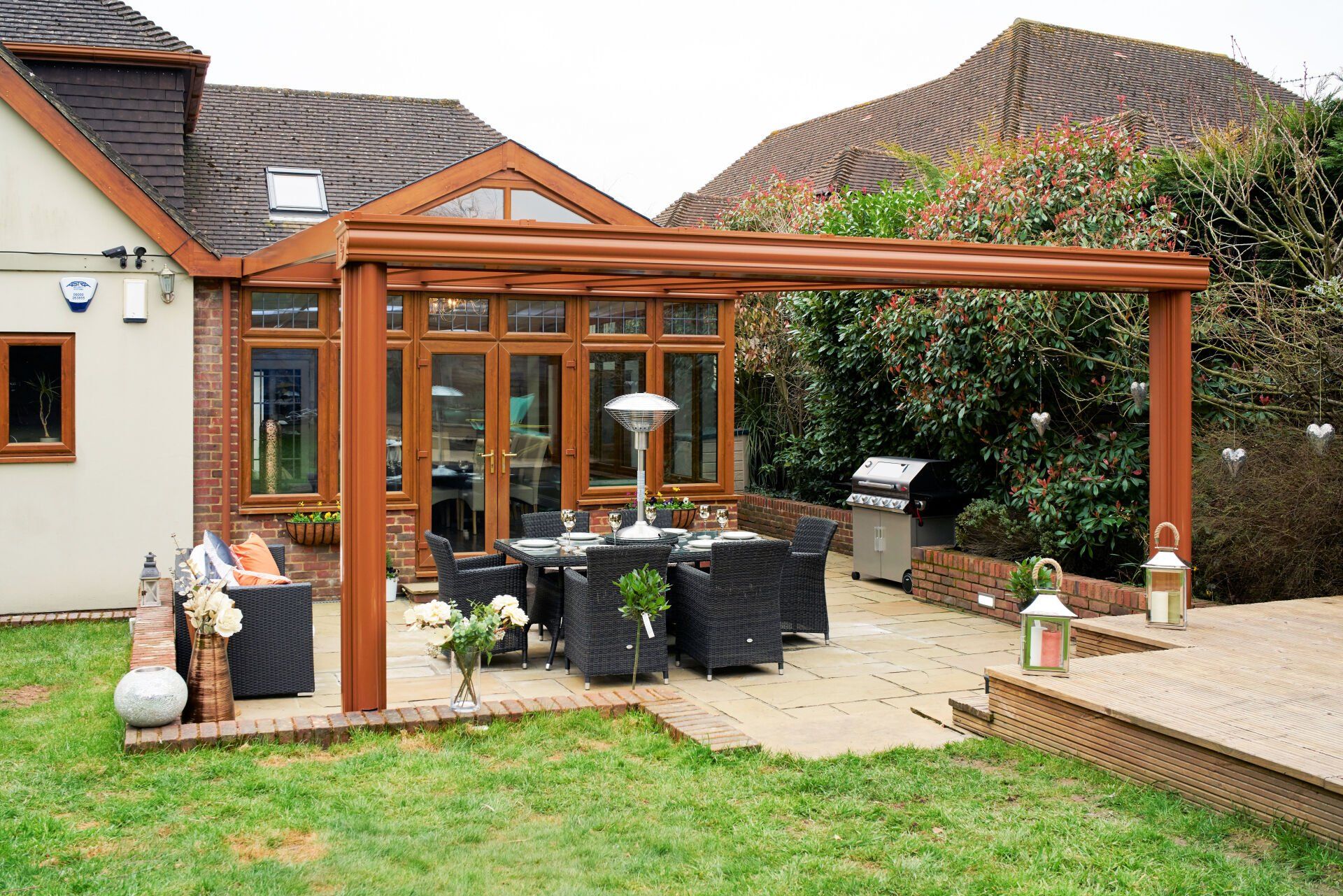 different types of bifold doors installed