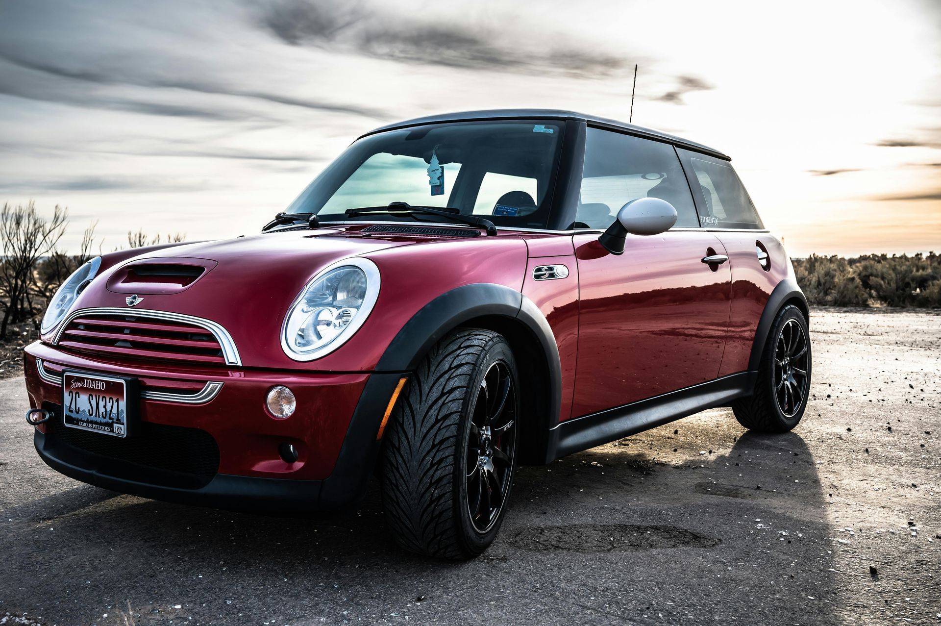 Red Mini Cooper Service