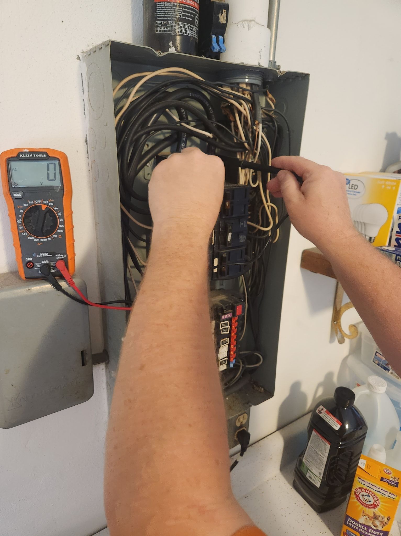 Electrical Install at Open space