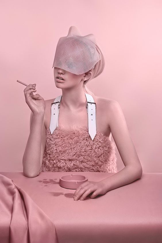 Moodboard rosa nude 