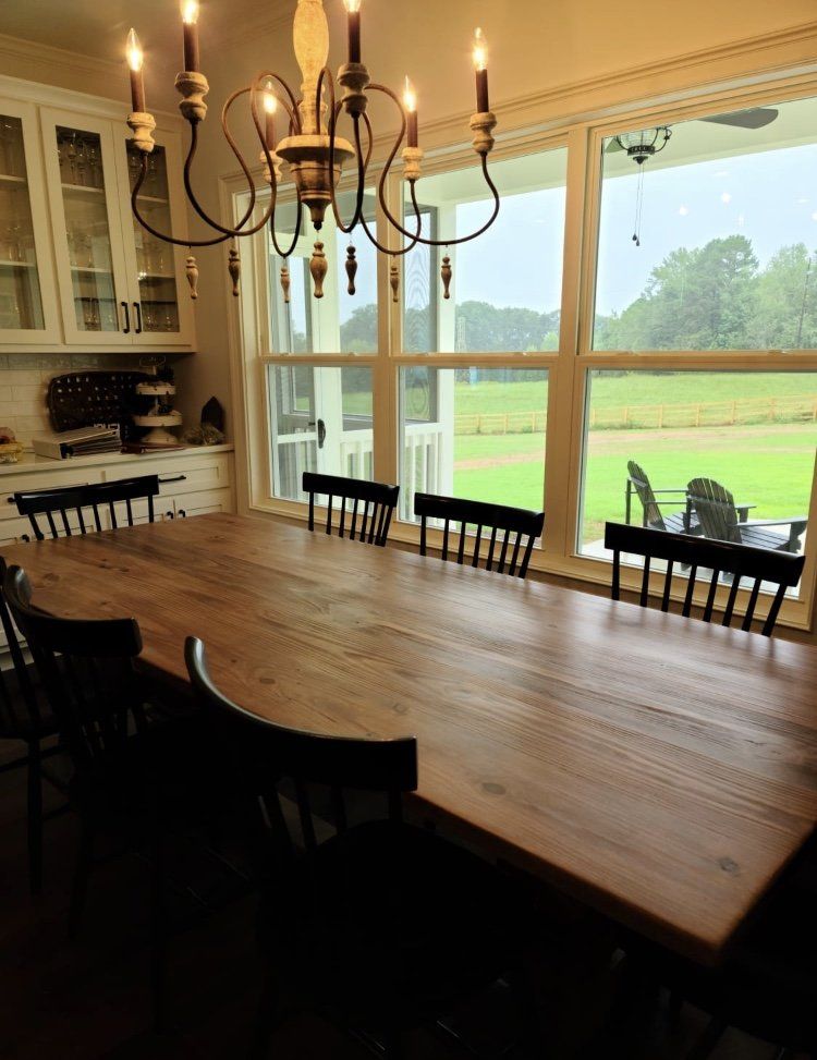 table top dan wooden table woodstock, ga