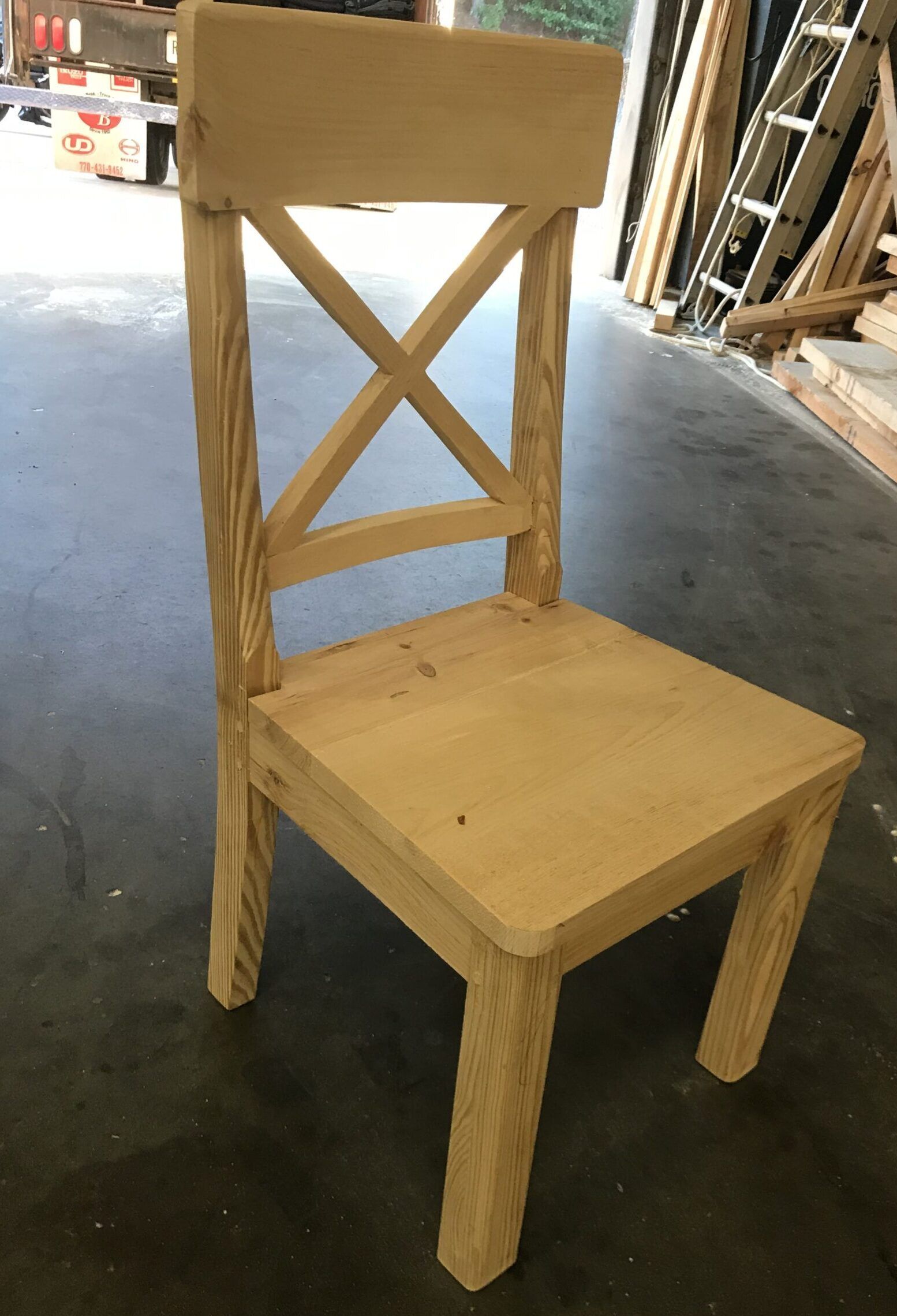 custom brown chair