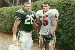 Back to Back National Scholar Athletes. Brendan Panda (L) Fairfield Prep 96’ Dartmouth and Brian Sponheimer Notre Dame H.S. 97’ and Harvard