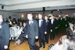 Scholar Athletes march to the head table