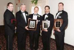 2006 Sean Marinan - Xavier HS, Coach of the Year, Bill O’ Brien, Leigh Montville, former Sports Illustrated Senior Writer and Author, Distinguished American, Mike Barbaro, Official Recognition Award and Mark Ecke, Chapter Award of Merit