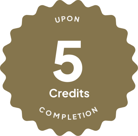 Badge: 4 Credits Upon Completion