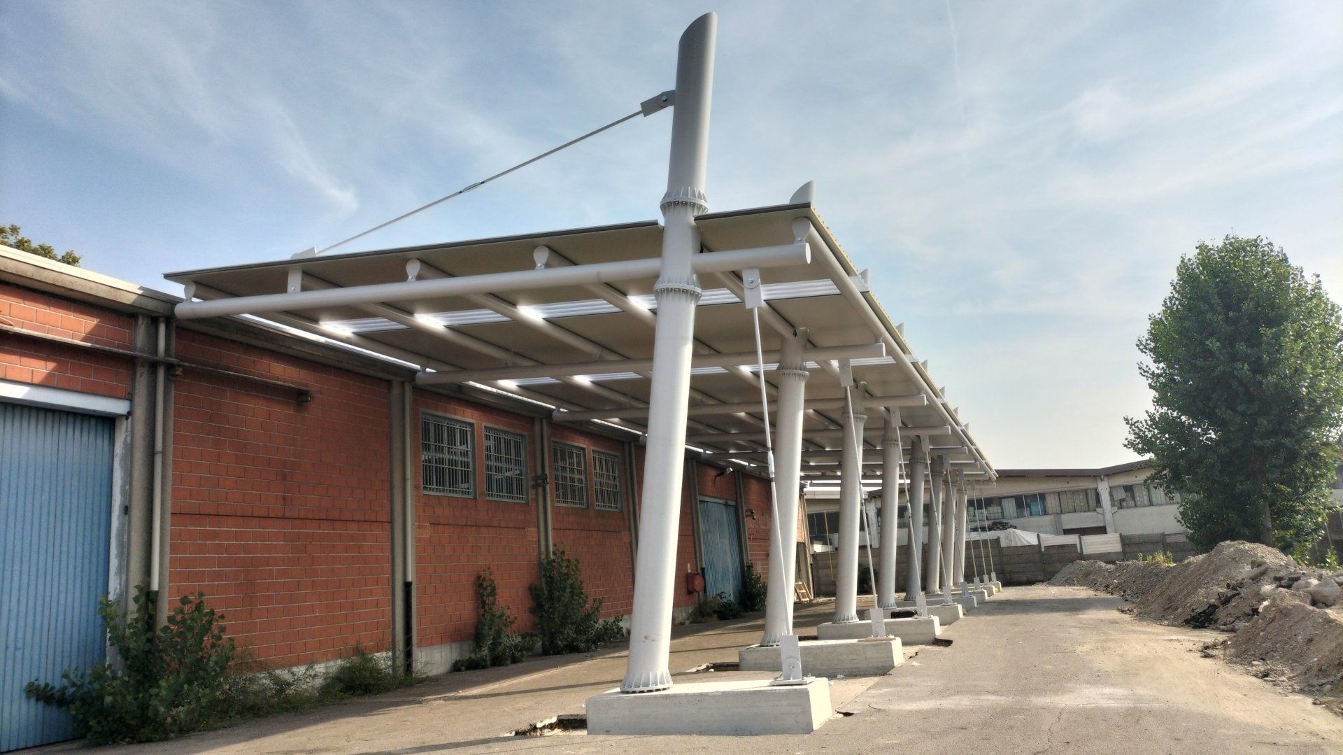 Copertura in ferro