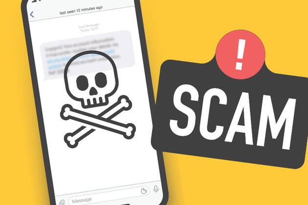 Avoid scams sign