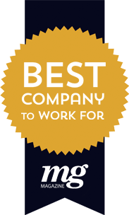 Award Seal saying Best Company to Work For