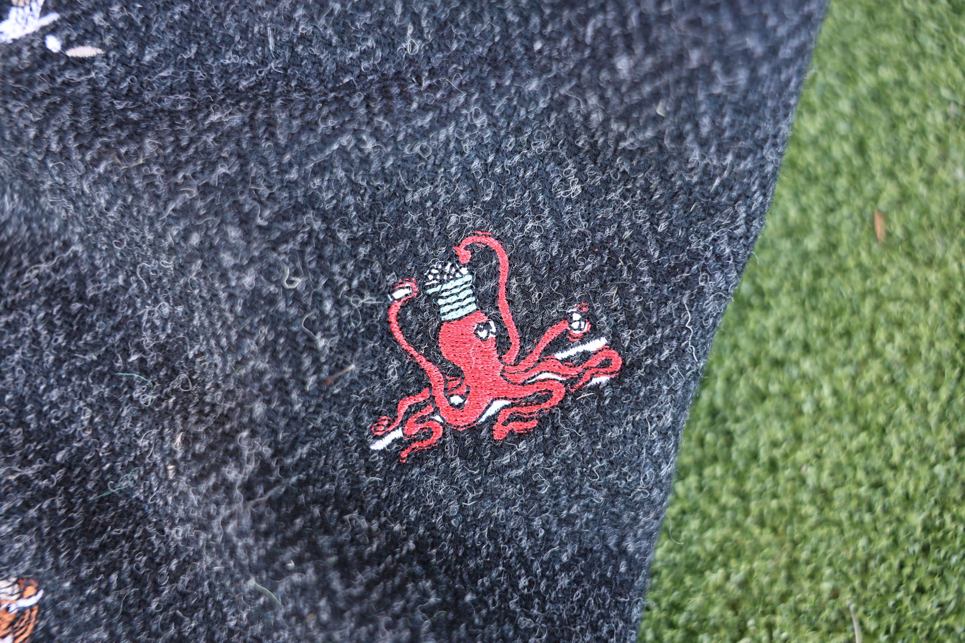 Harris Tweed Driver Headcover (Black)