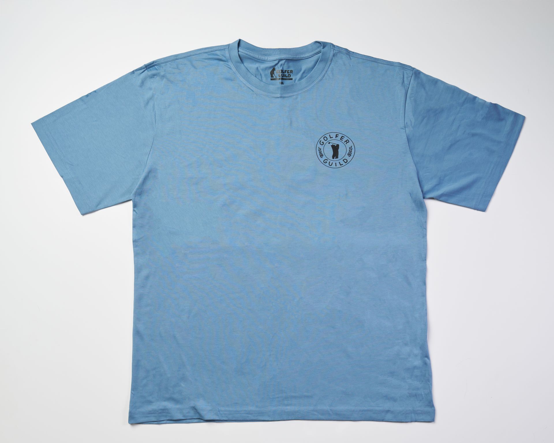 Golfer Guild SUPIMA® cotton Panda Par tee with golfing animal panda art by Zaine Vaun