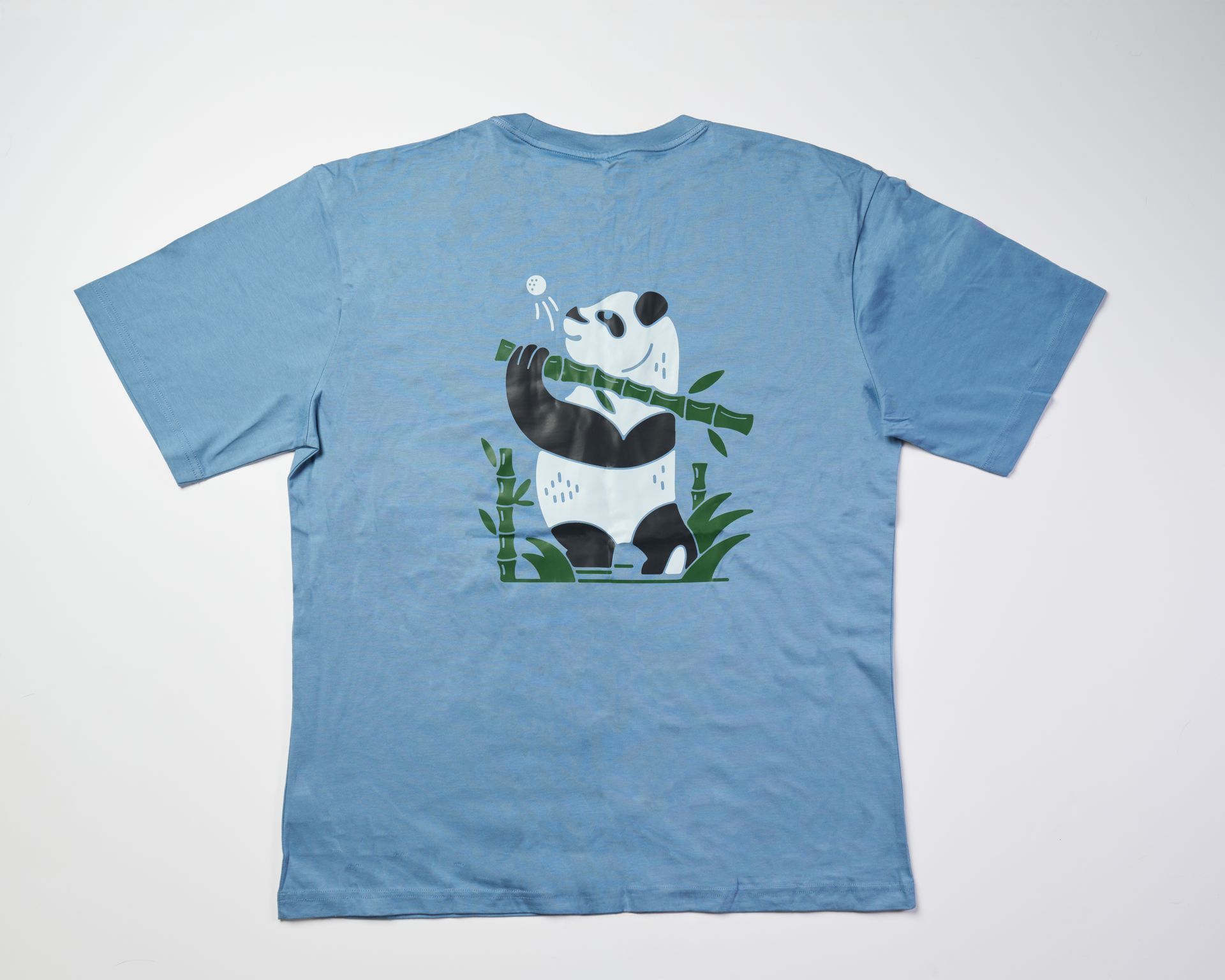 Golfer Guild SUPIMA® cotton Panda Par tee with golfing animal panda art by Zaine Vaun