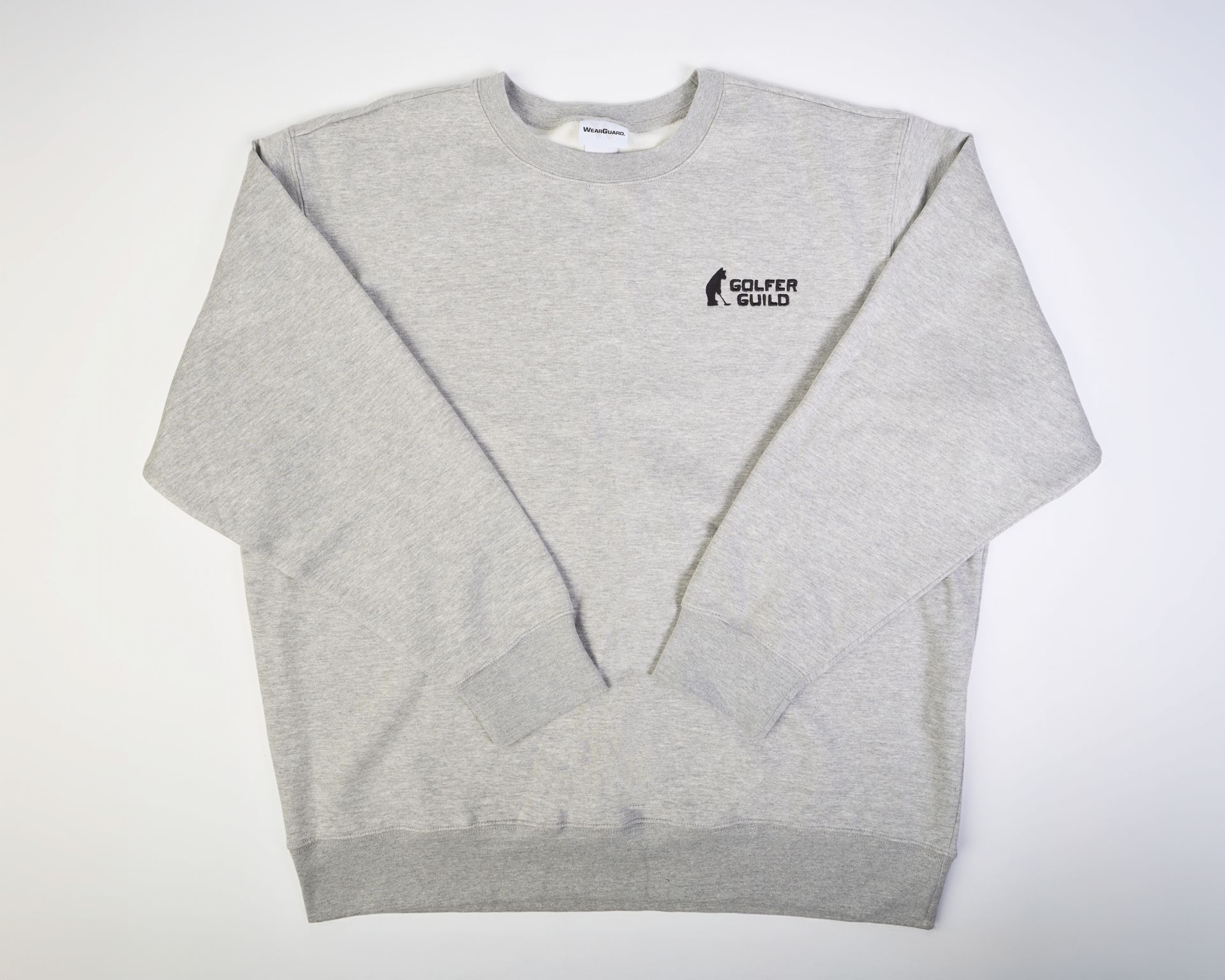 Golfer Guild Coziest Sweater featuring Jonas Claesson golfing animal artwork in soft cotton fleece