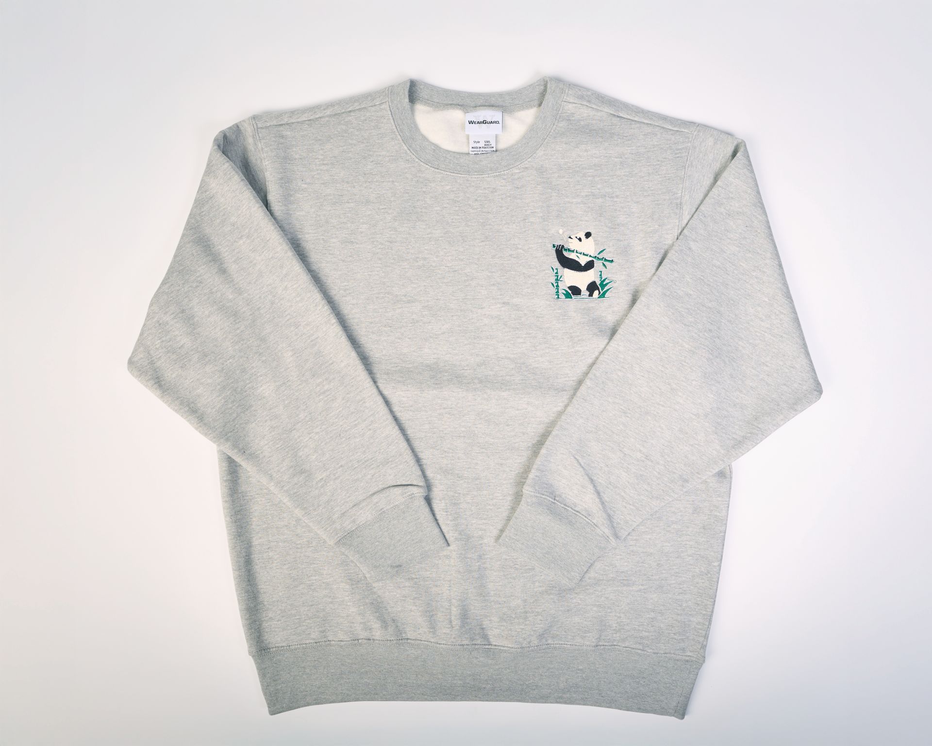 Golfer Guild Coziest Sweater featuring Zaine Vaun panda golfing animal artwork in soft cotton fleece