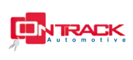 Logo for Demo Auto Repair: text with a gear icon, red and navy colors.