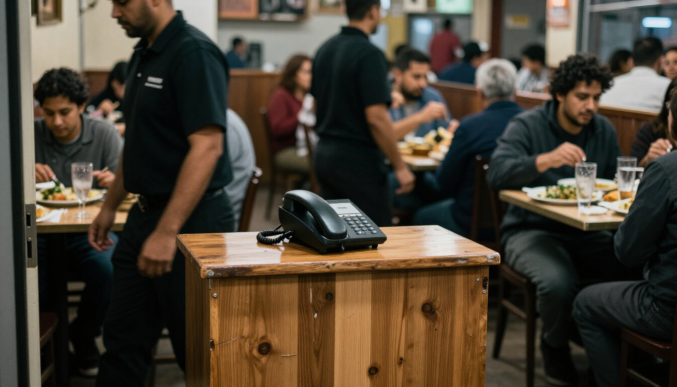 restaurant owner overwhelmed during rush
