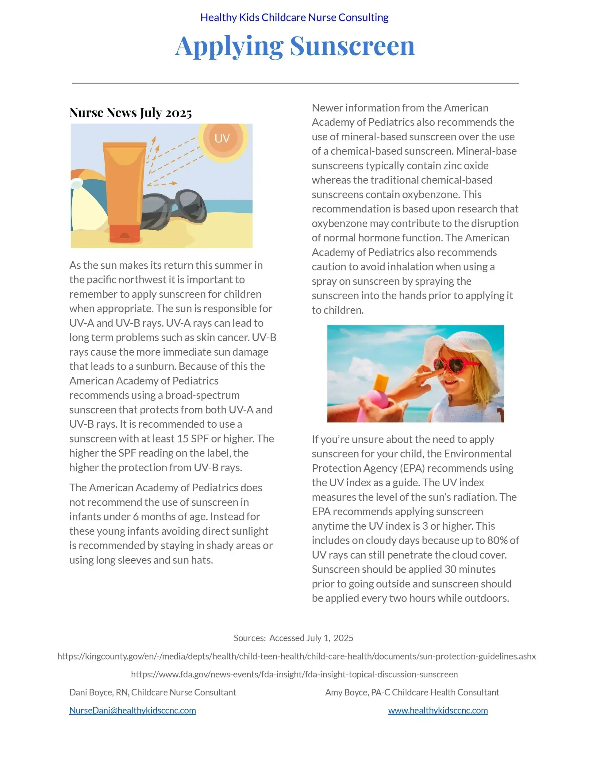 Magazine page titled 