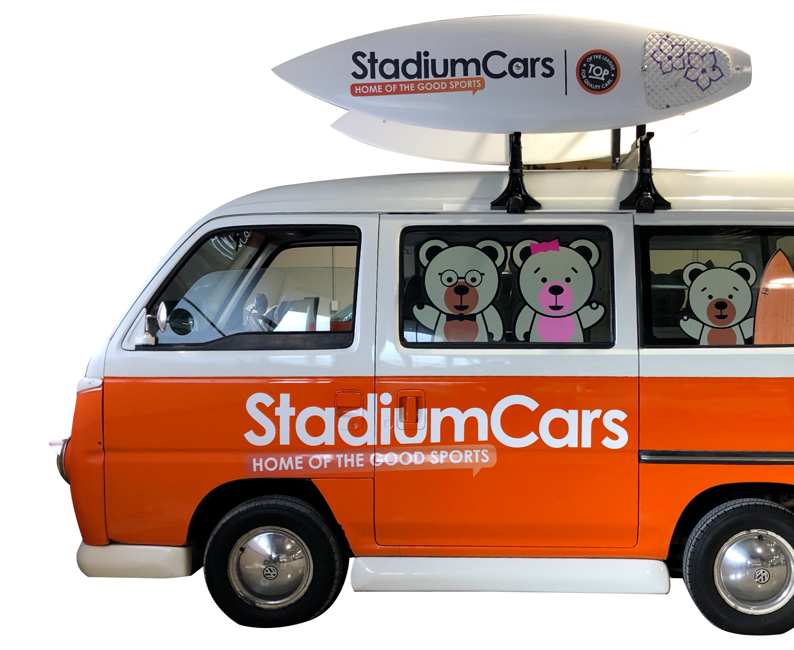Stadium Cars wrap by Transform Graphics