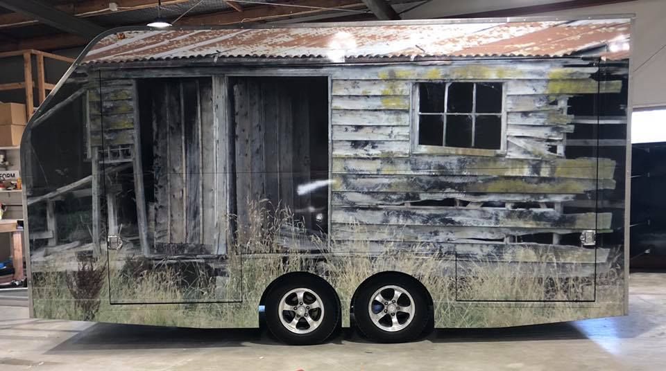 Trailer wrap custom