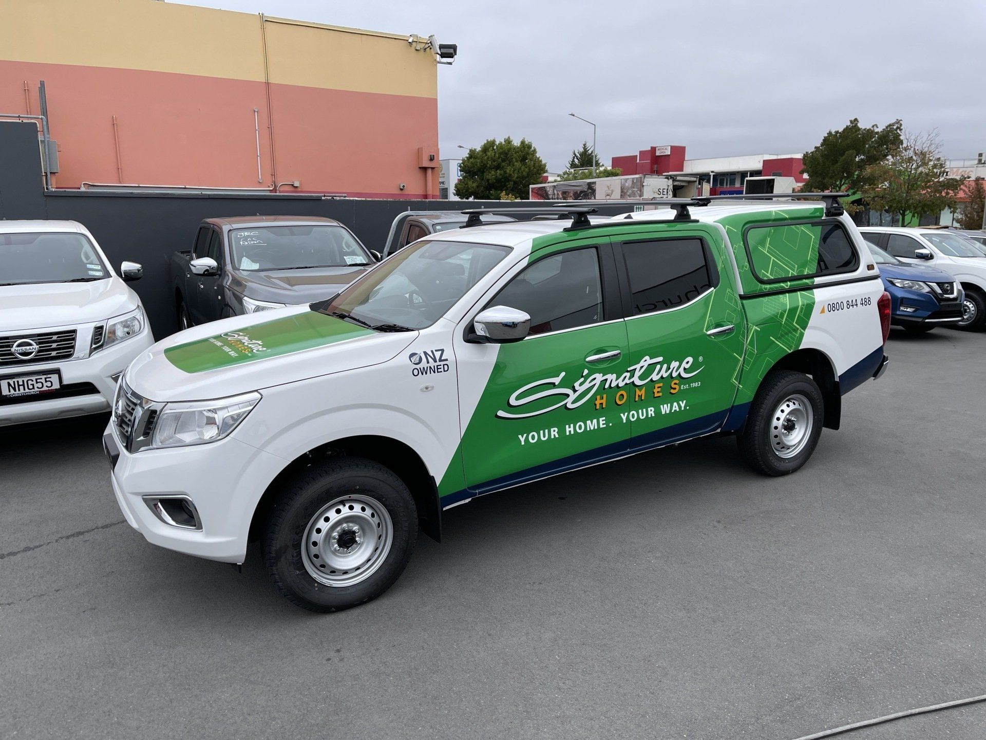 Signature Homes wrap by Transform Graphics