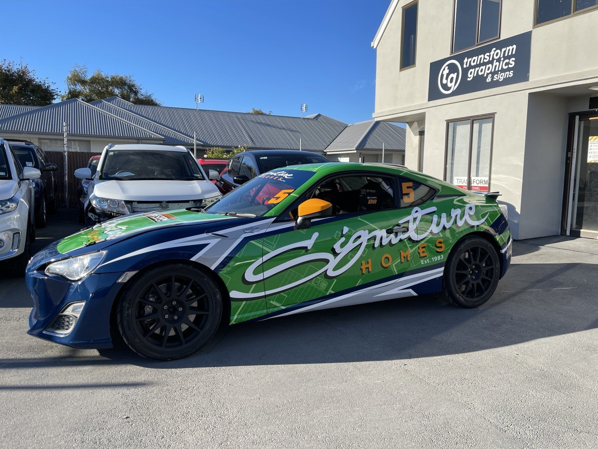 Signature Homes wrap by Transform Graphics