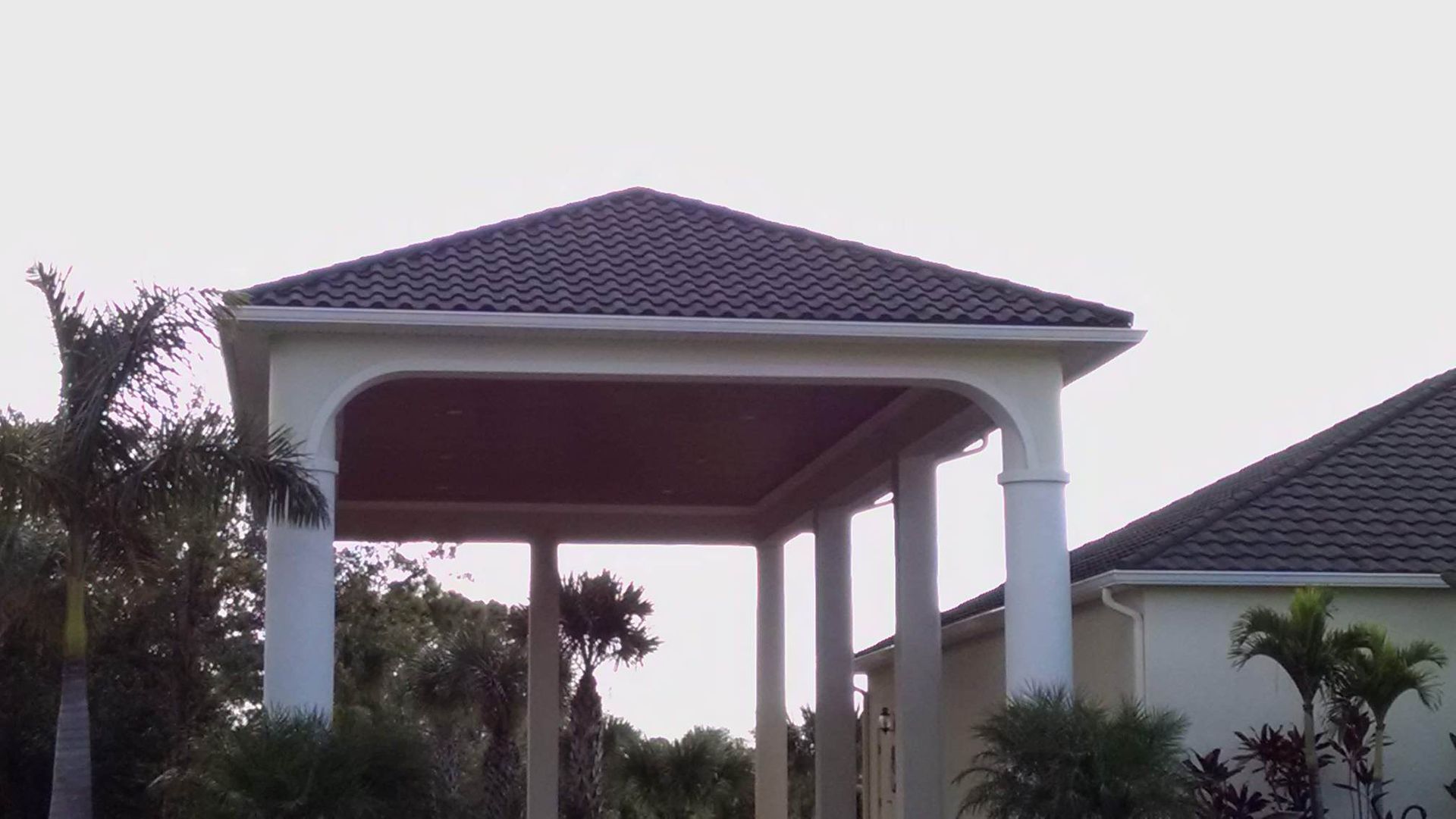 Tile roofing