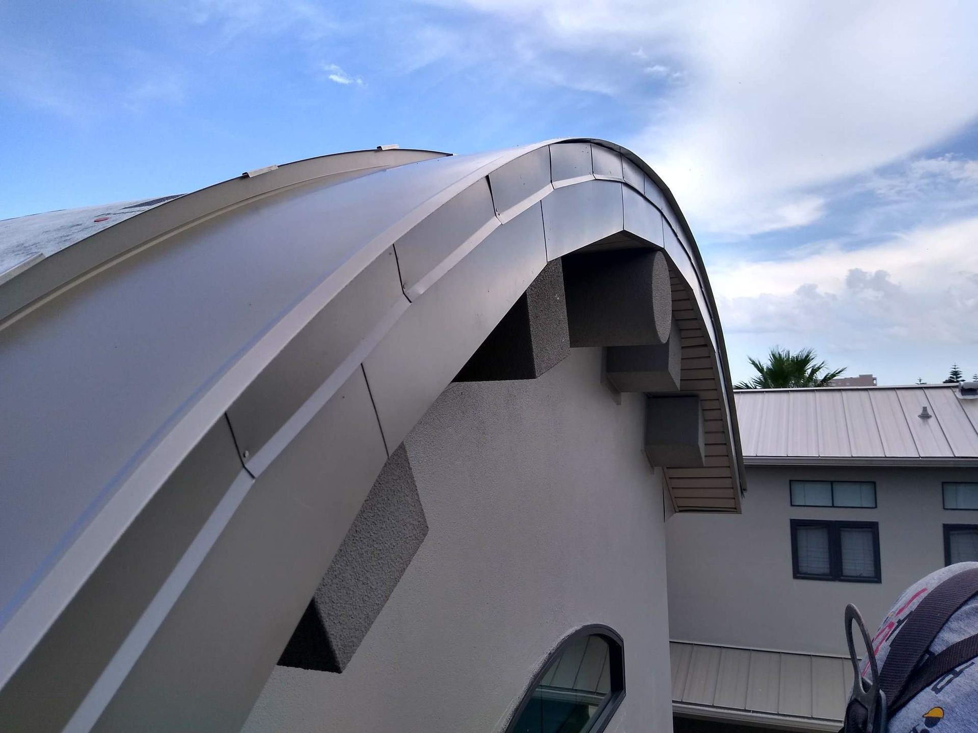 Radius Panel metal roofing