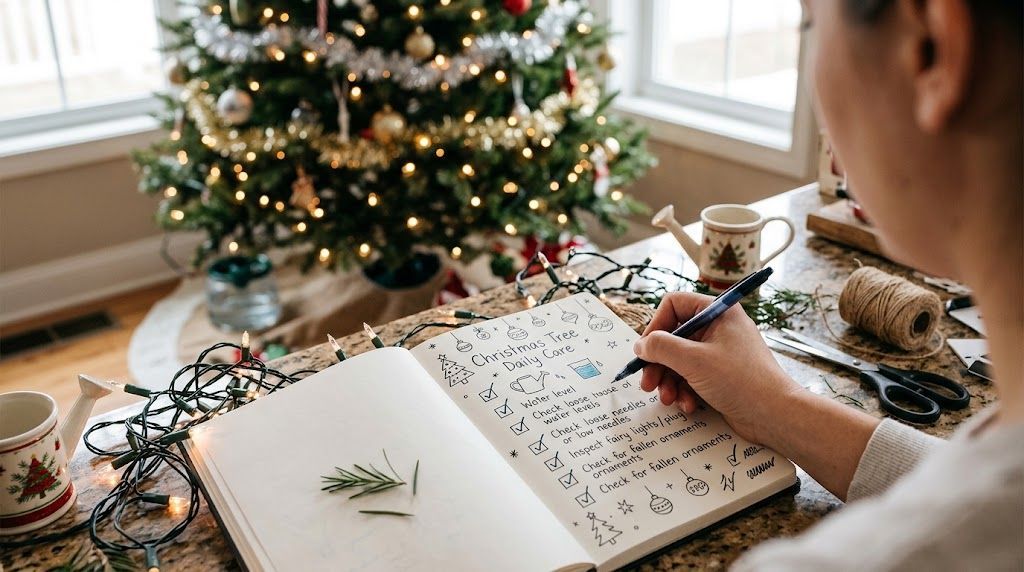 Daily Christmas tree care checklist