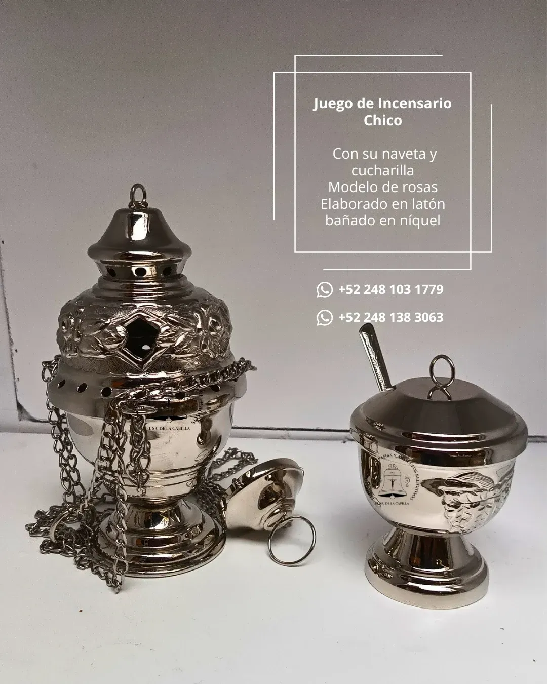 Juego de incensario chico