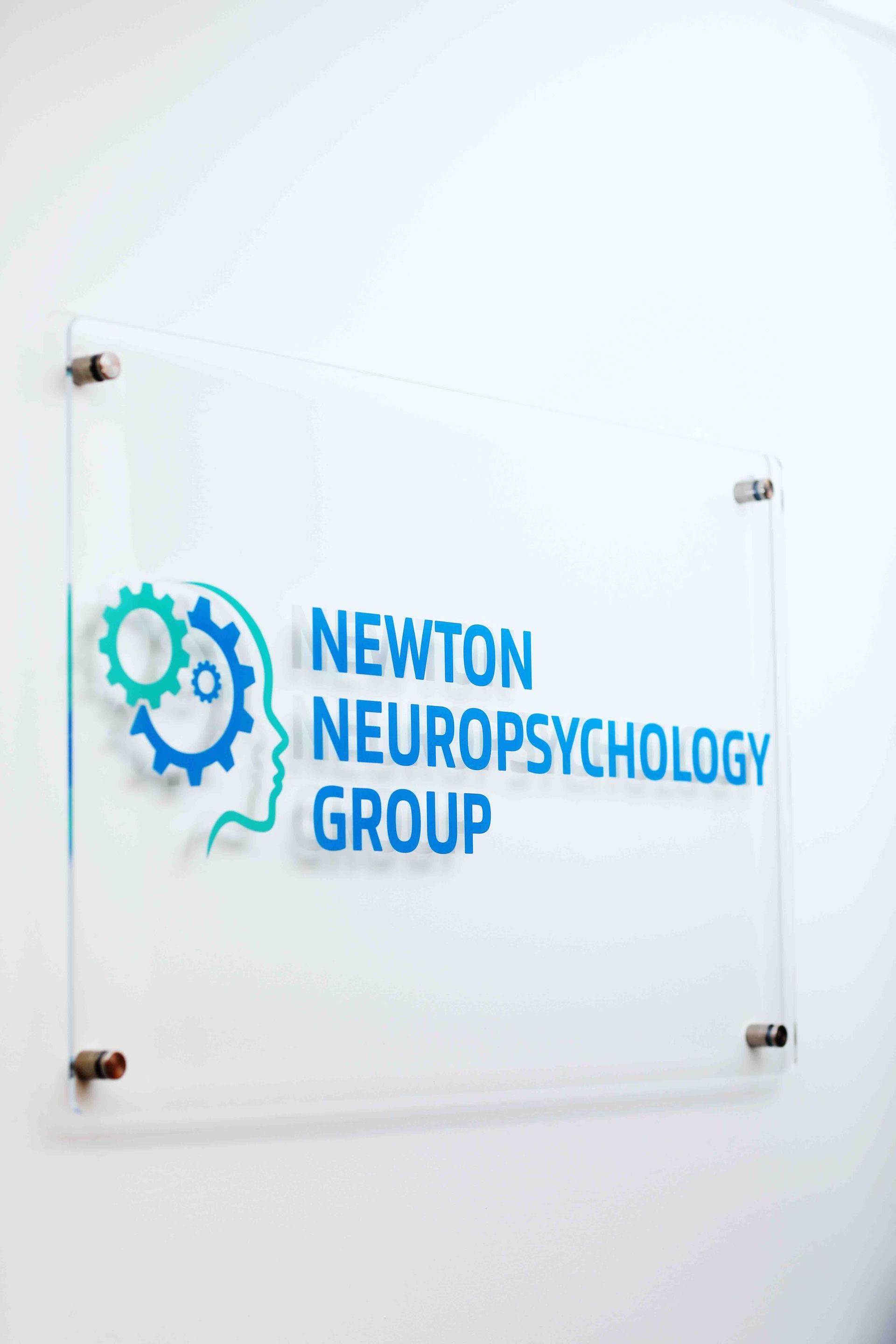 Clear rectangular sign: 