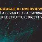 Titolo della panoramica di Google AI, nero con testo bianco e giallo su un'immagine di rete.