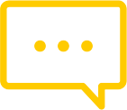 Fumetto giallo con tre puntini, che indica un messaggio.