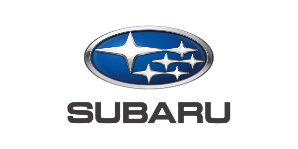 Subaru logo: silver stars in a blue oval above black SUBARU text
