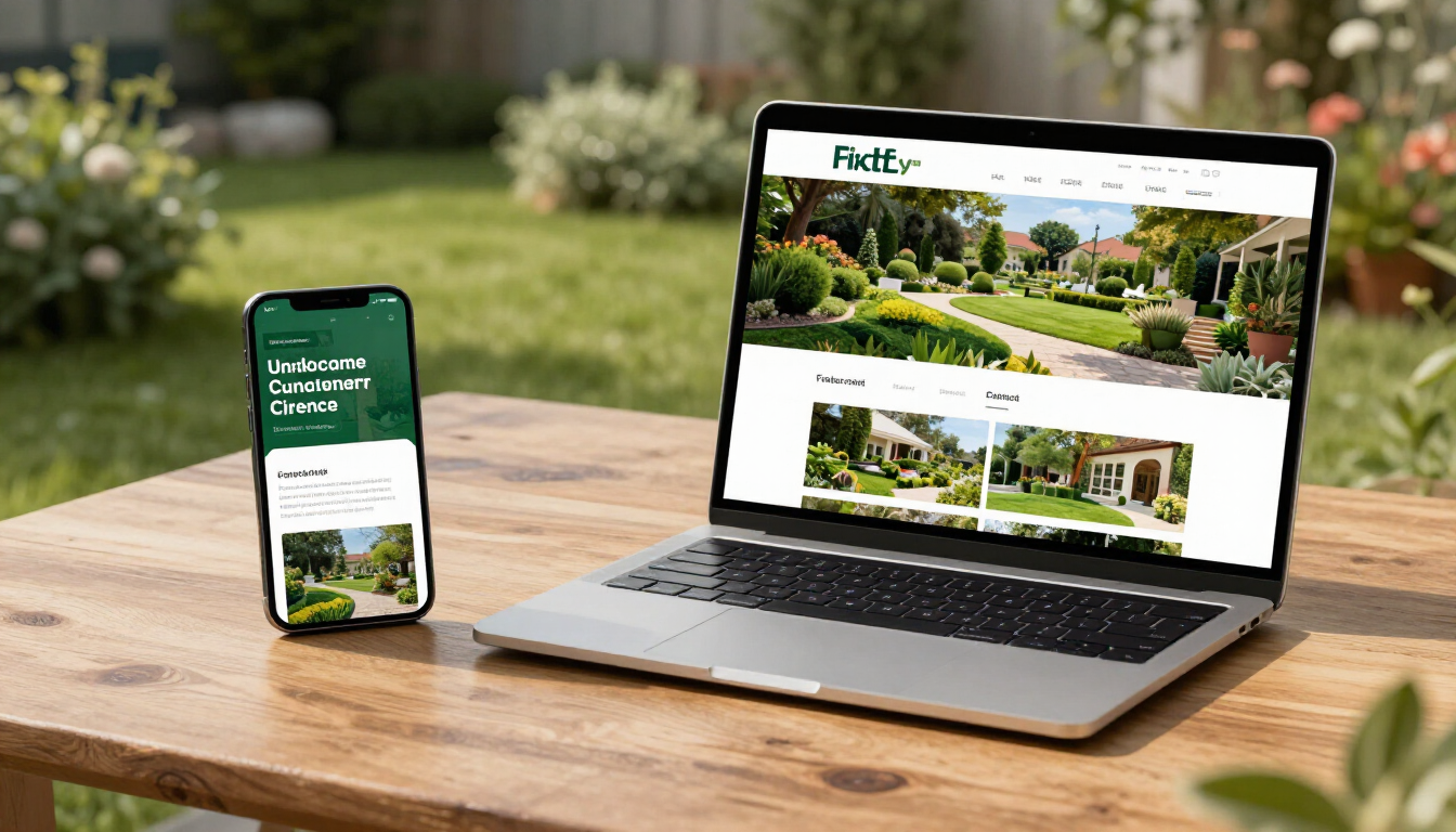 Mobile Landscaping Site