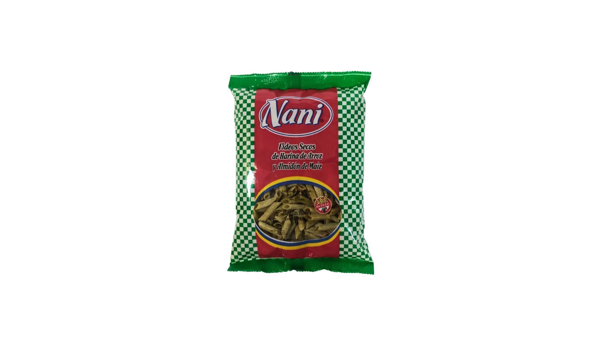 Nani Fideos Mostacho con Espinaca