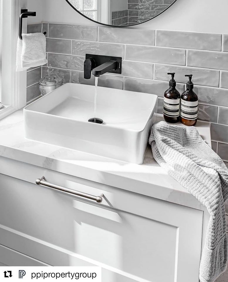 A Bathroom With A Sink And A Mirror — Southeast Stone Pty Ltd In Brisbane, QLD