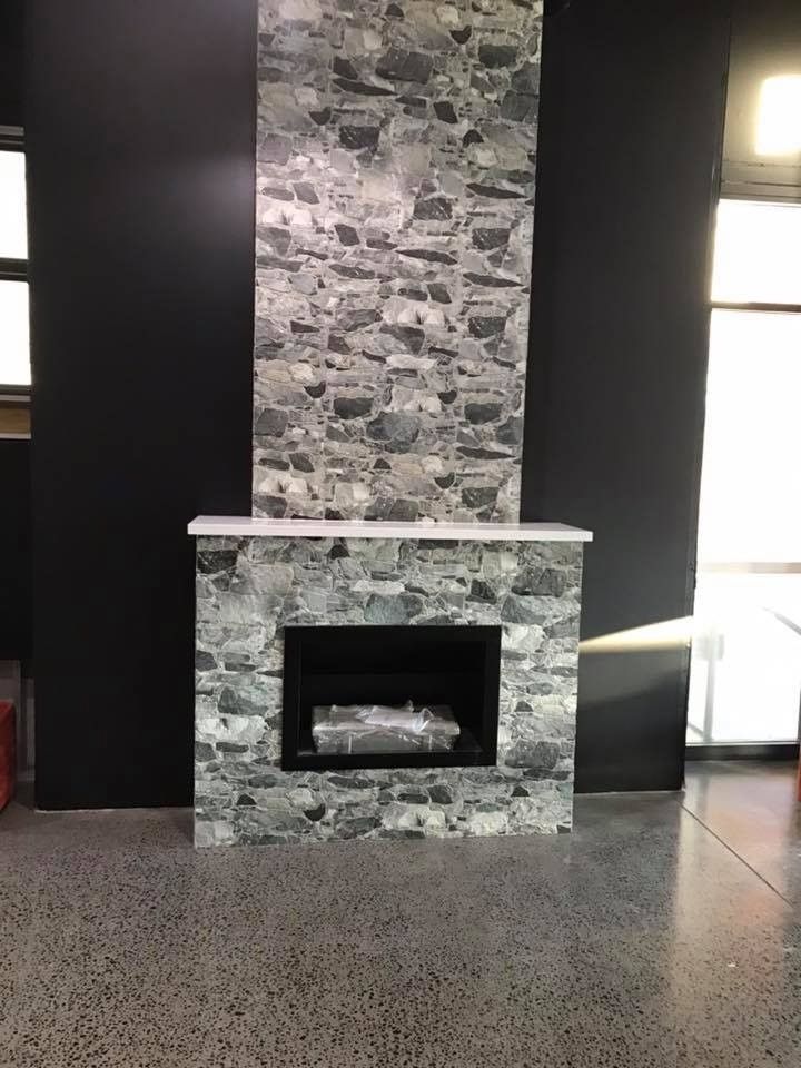 There Is A Fireplace In The Middle Of The Room — Southeast Stone Pty Ltd In Brisbane, QLD