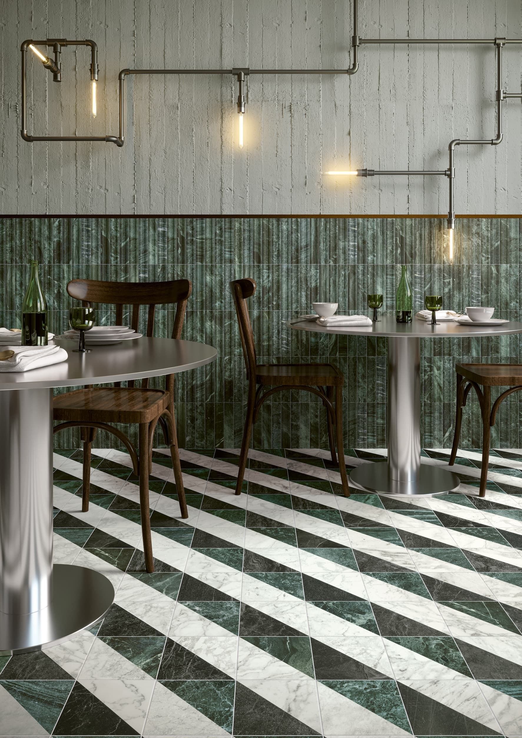 Empty Modern Cafe With Round Tables — Southeast Stone Pty Ltd In Caloundra West, QLD