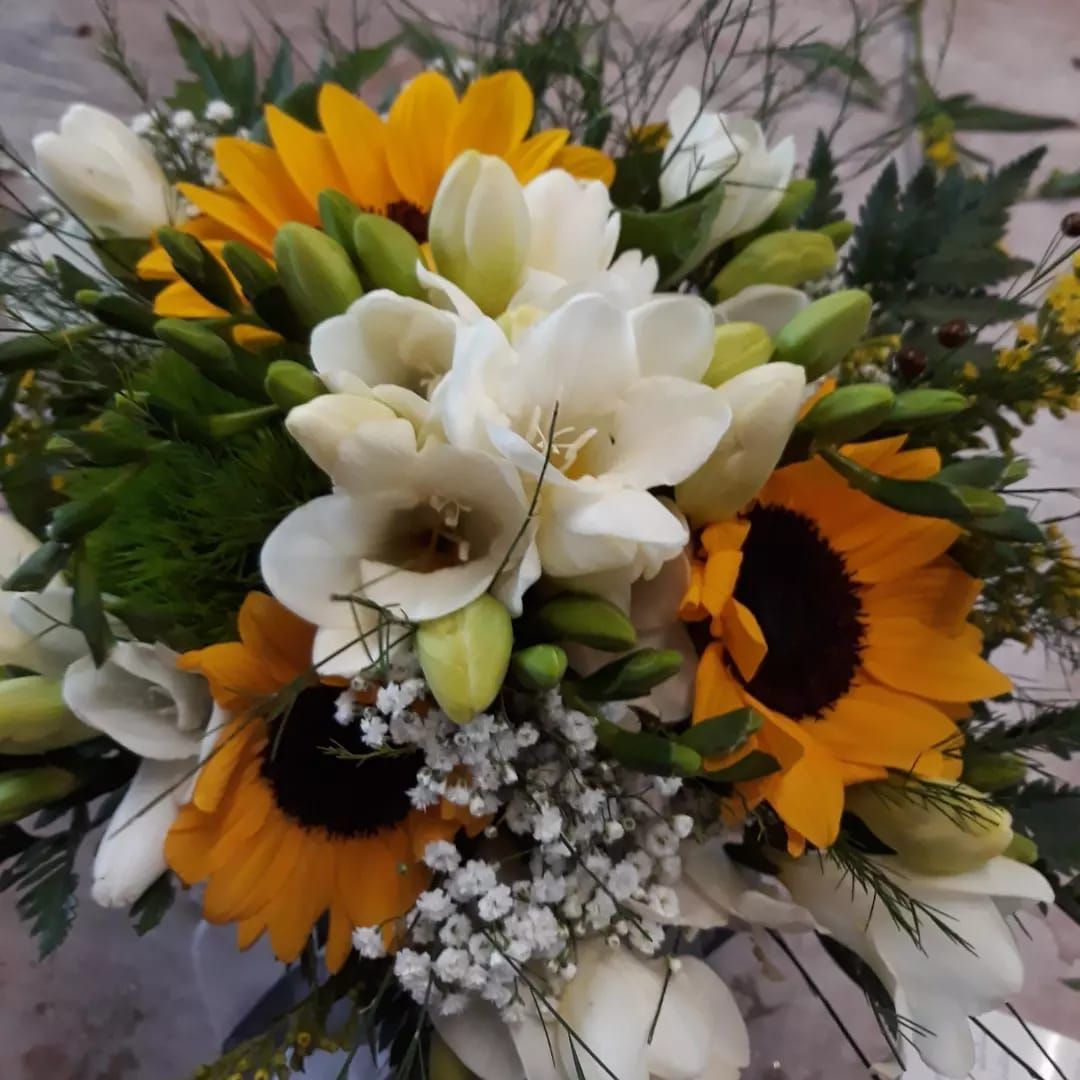 bouquet girasoli