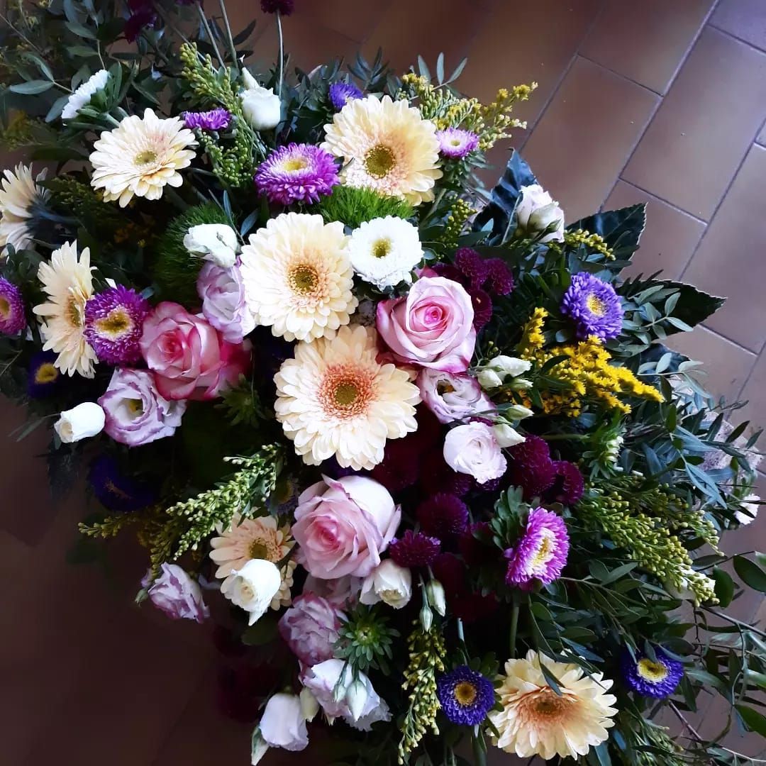bouquet con gerbere