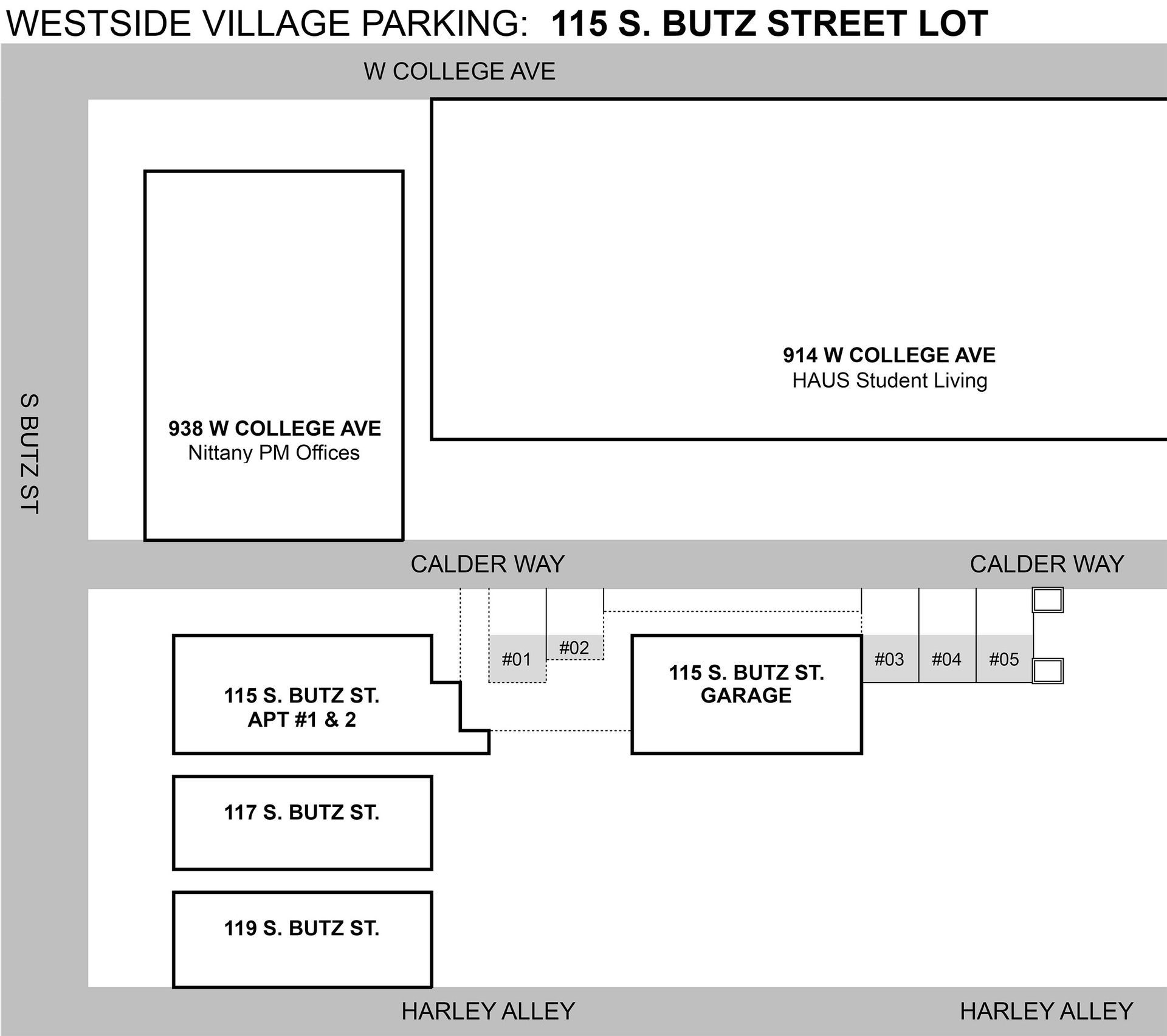 s butz parking