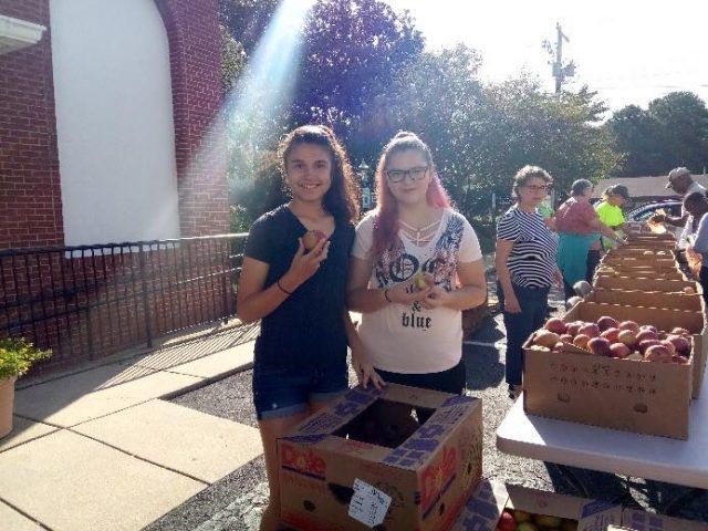 St. George's youth serving at Ascension
