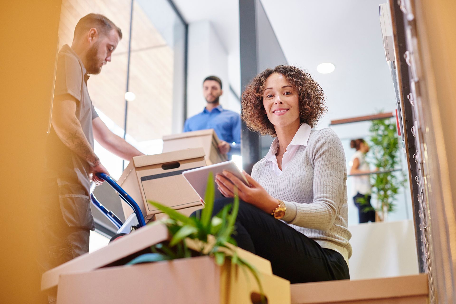 A lady Organizing Her Items - Lagrangeville, NY - RDM Move Managers
