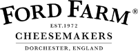 Ford Farm Cheesemakers logo with “Est. 1972” and “Dorchester, England” on a white background